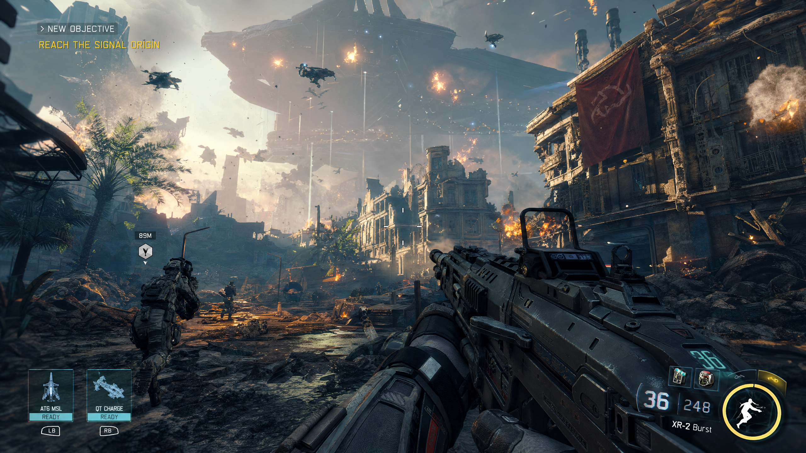 FPS game futuristic soldier